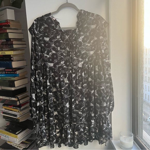 {Free People} 🔷 sheer floral pattern dress - Picture 5 of 5